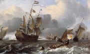 Ludolf Backhuysen Detail of THe Eendracht and a Fleet of Dutch Men-of-War china oil painting reproduction